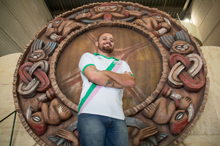 “Só com a ajuda do santo” 